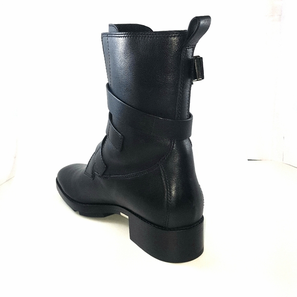 Alexander Wang Buckle Strap Leather Boots 37 7B - Picture 3 of 5